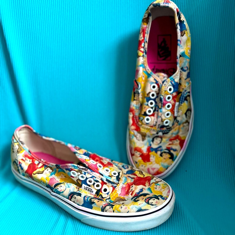 Vans Multicolor Disney Princess Canvas Sneakers